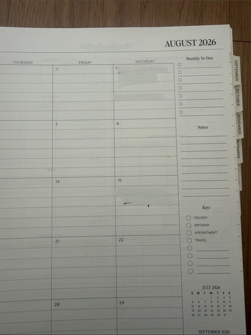 The Dailee 2026-2027 Daily Planner (mocha) - Picture 7 of 14